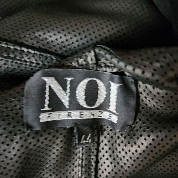 NOI Firenze Black Leather Jacket 44 - Picture 6 of 8